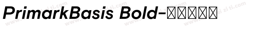 PrimarkBasis Bold字体转换